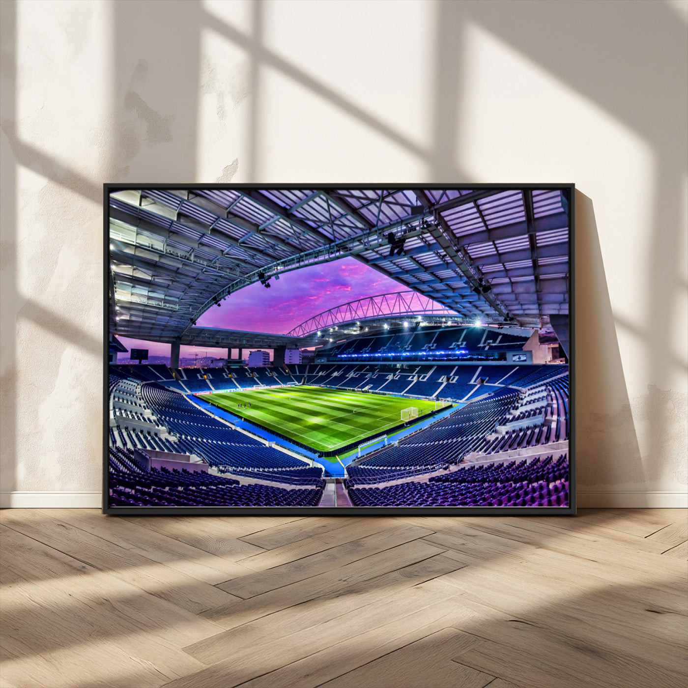 10851-MGV-FC-36X24_Black-FC Porto Soccer Team Print Canvas- Dragon Stadium Wall Art Canvas Print