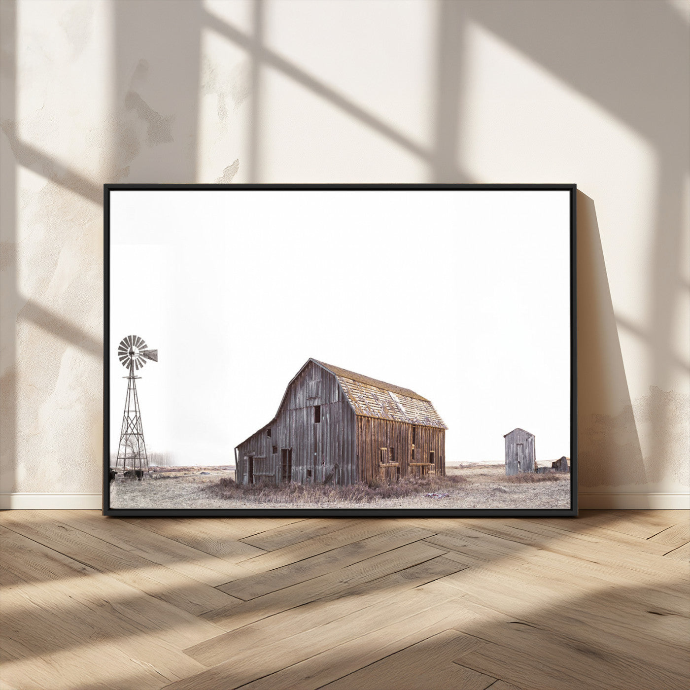 64560-MGV-CV-36X24-Farm Prints Set, Set of 6 Farmhouse Wall Art, Country House Decor