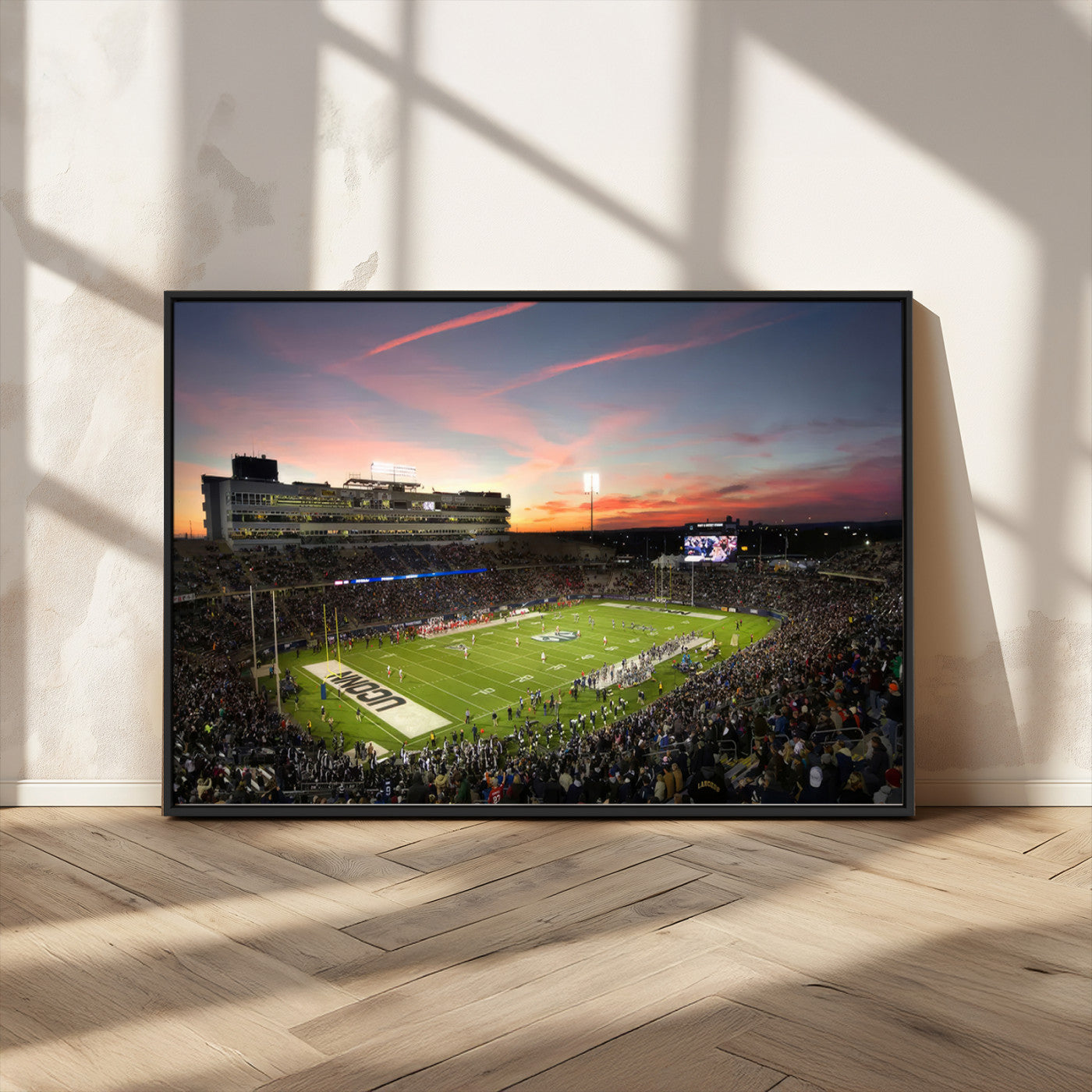 -The University of Connecticut UCONN Huskies Football Team Print - East Hartford Pratt & Whitney