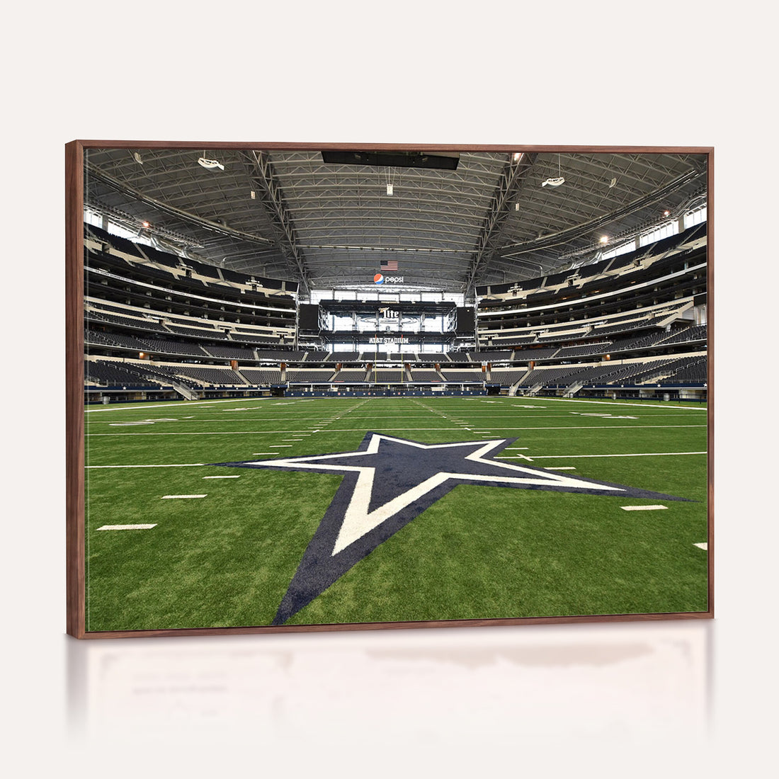 Dallas Cowboys Football Team Print - Arlington AT&T Stadium