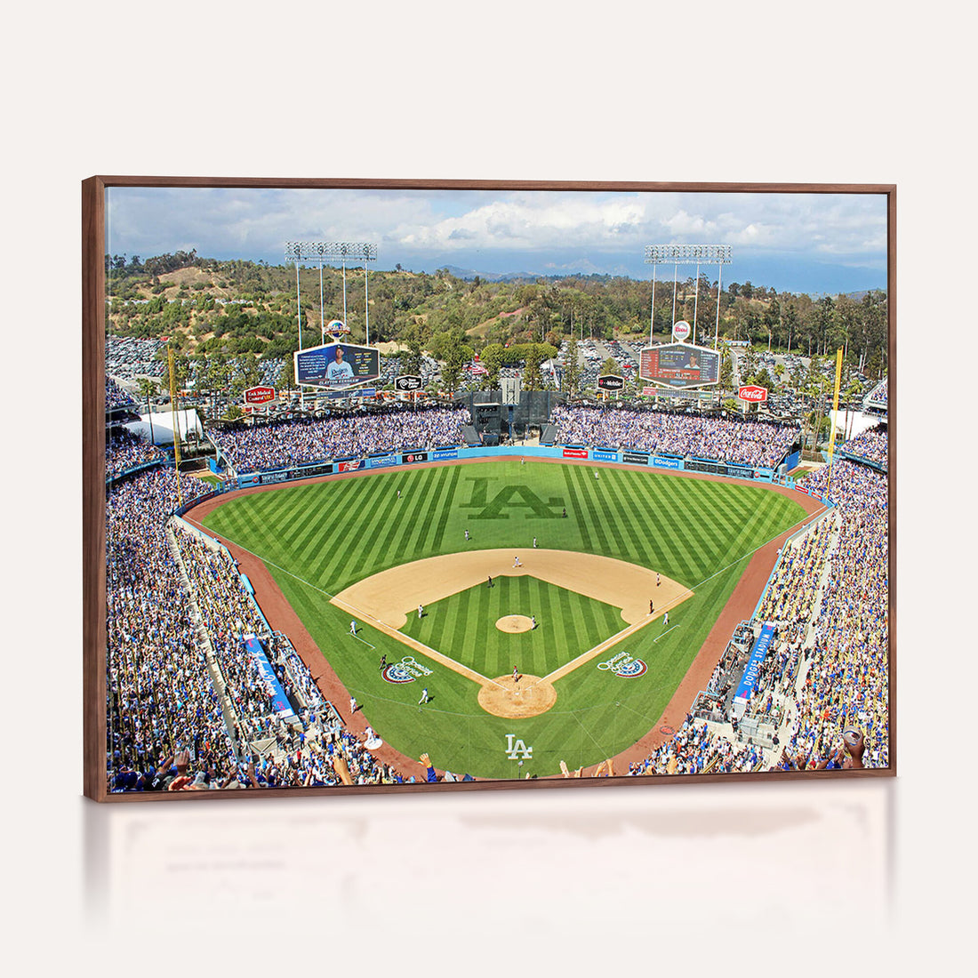 Citi Field Wall Art Print | 3-Panel New York Mets Baseball Stadium Canvas Print