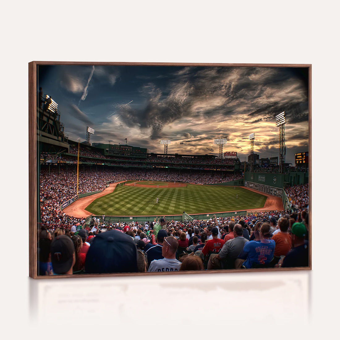 Boston Red Sox Baseball Team Print, Massachusetts Fenway Park Stadium Wall Art Canvas Print