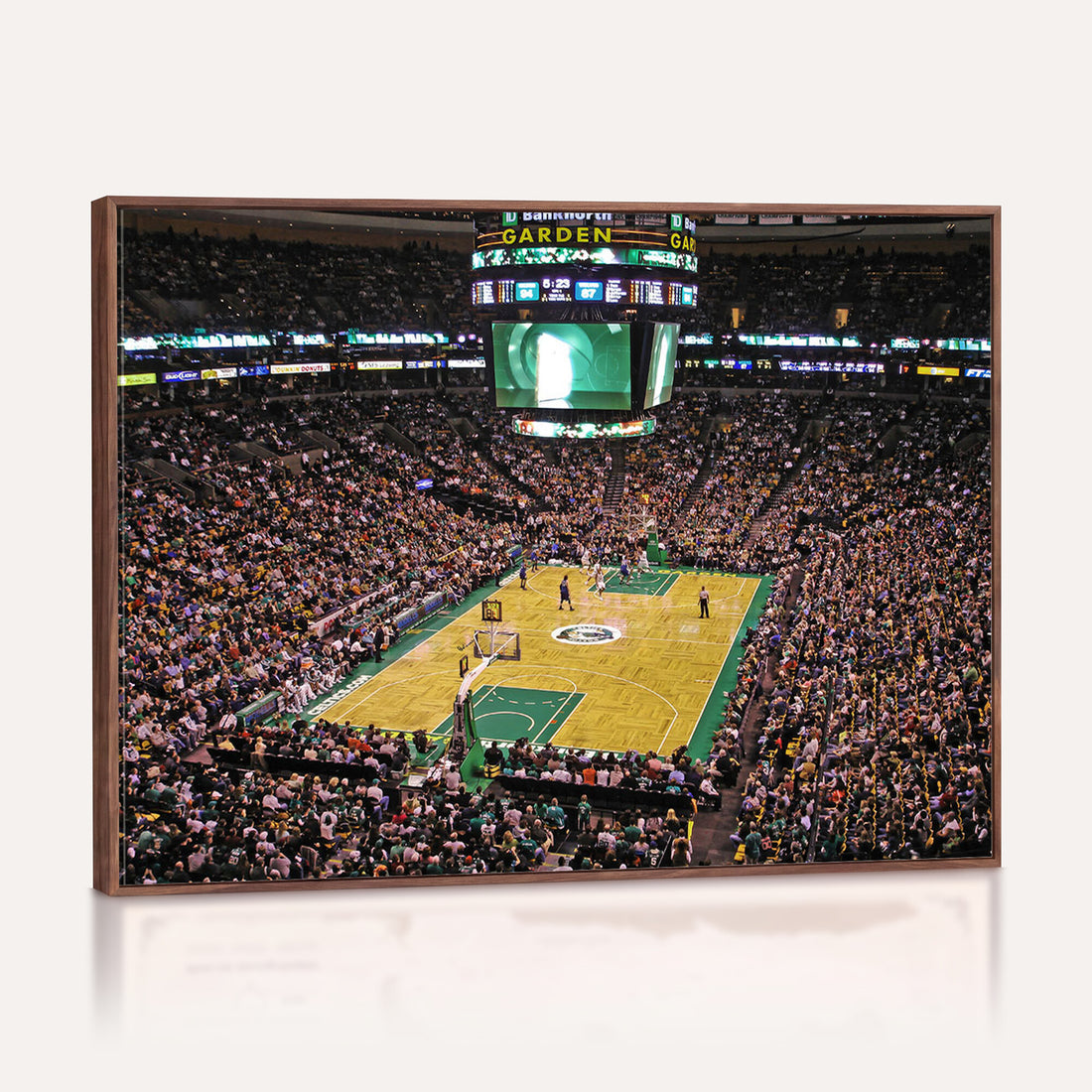 TD Garden Basketball Canvas Wall Art | Boston Celtics Live Action