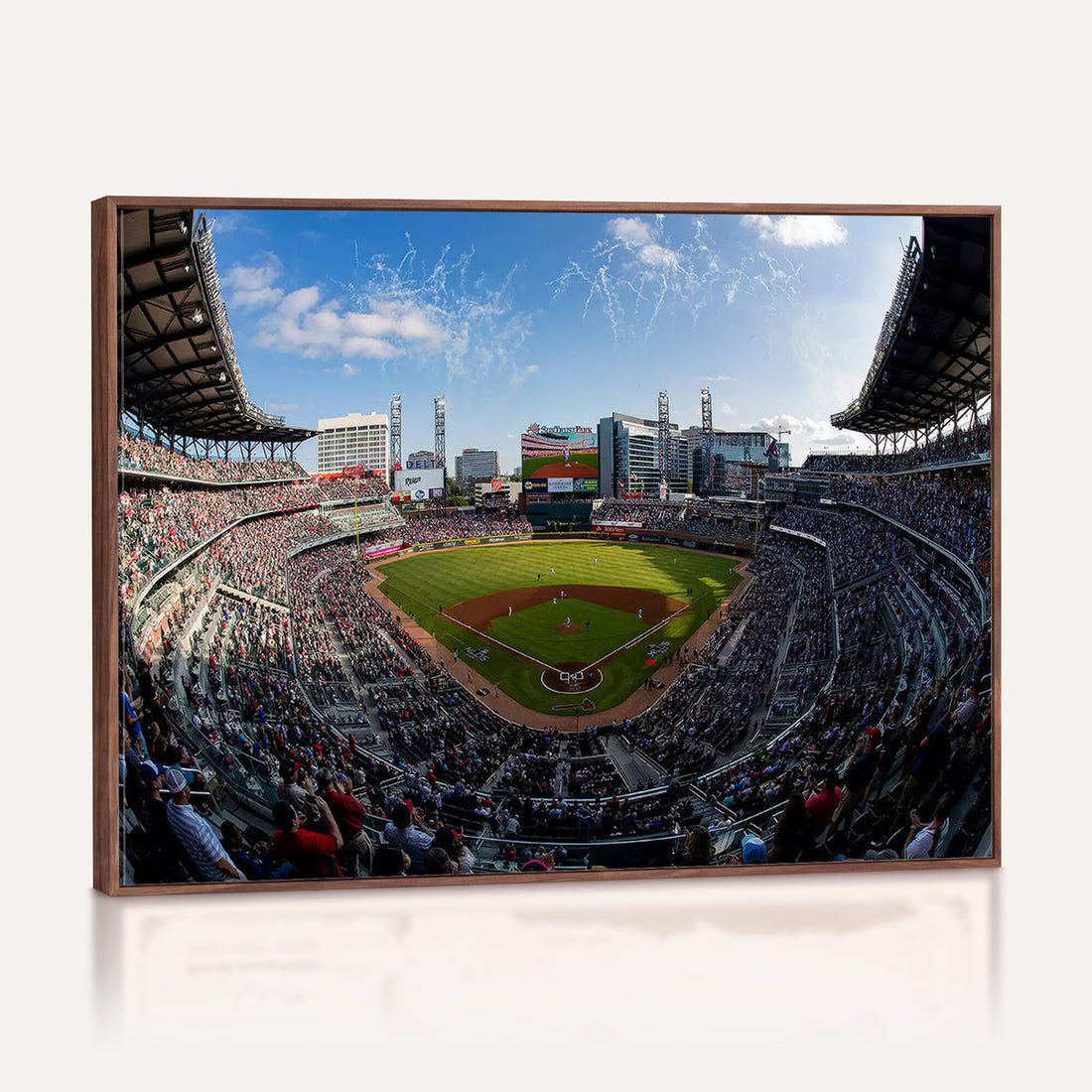Truist Park Stadium Canvas Wall Art, Atlanta Braves Game Day Decor