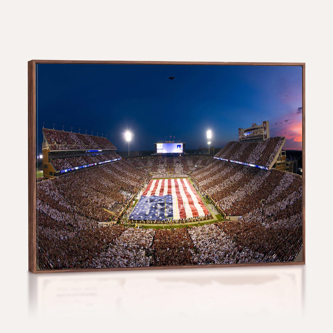Oklahoma Sooners Memorial Stadium Wall Art Canvas Print