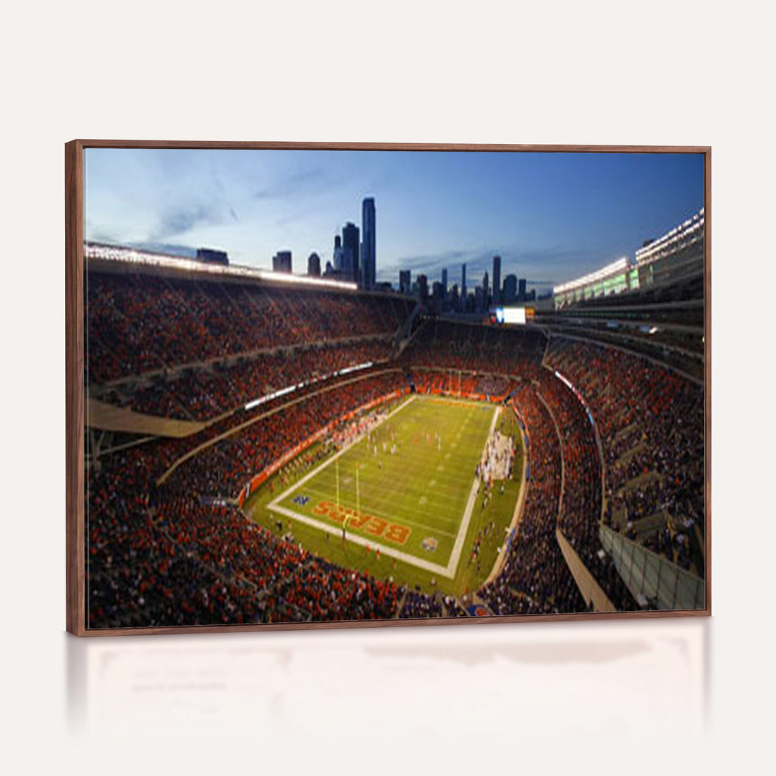 Chicago Bears Soldier Field Canvas Wall Art, NFL Stadium Panorama