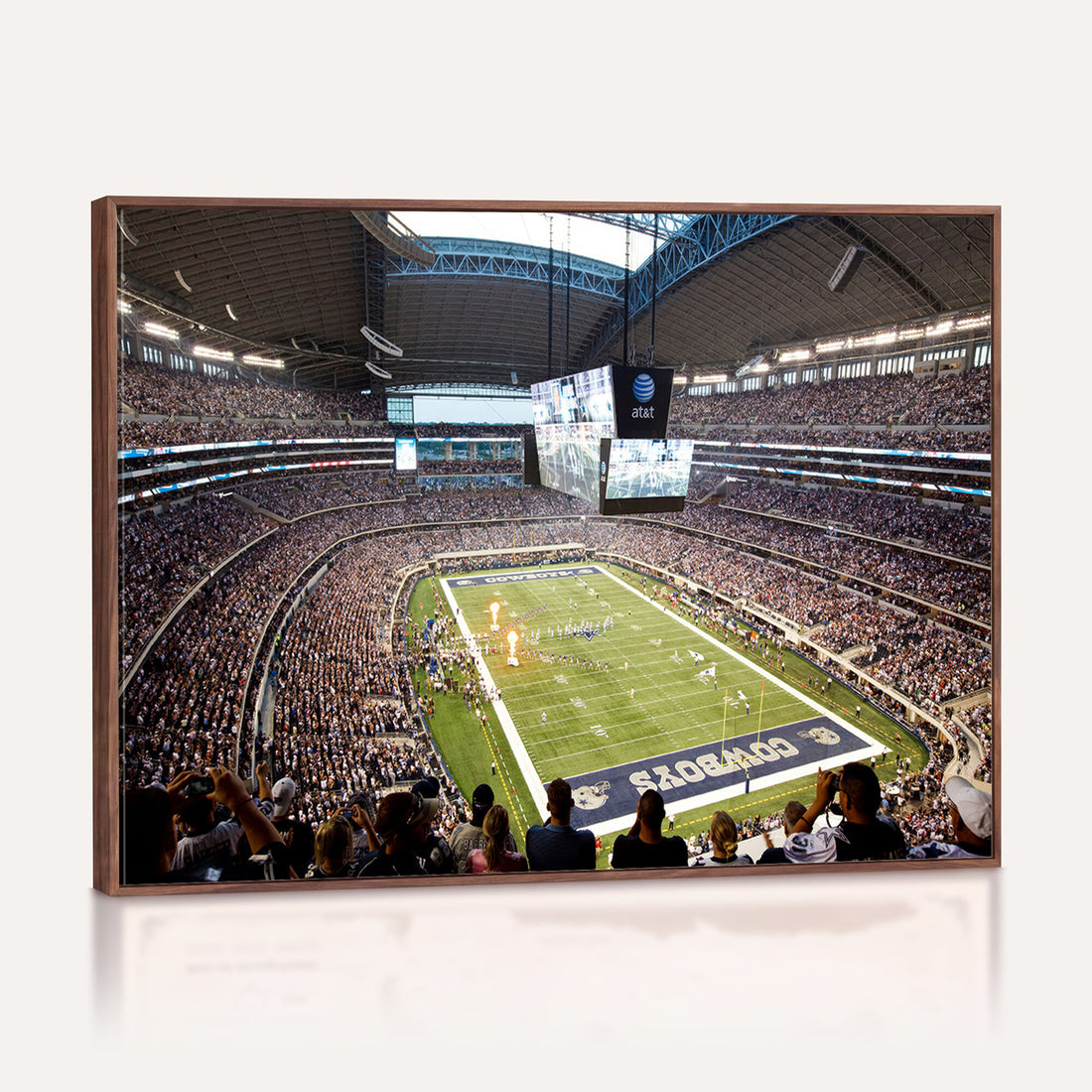 Dallas Cowboys Football Team Print - Arlington AT&T Stadium