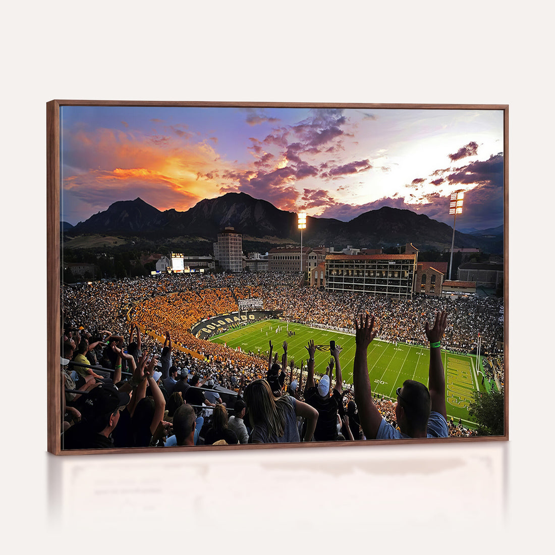 Folsom Field, University of Colorado Buffaloes Football, Framed and Ready to Hang