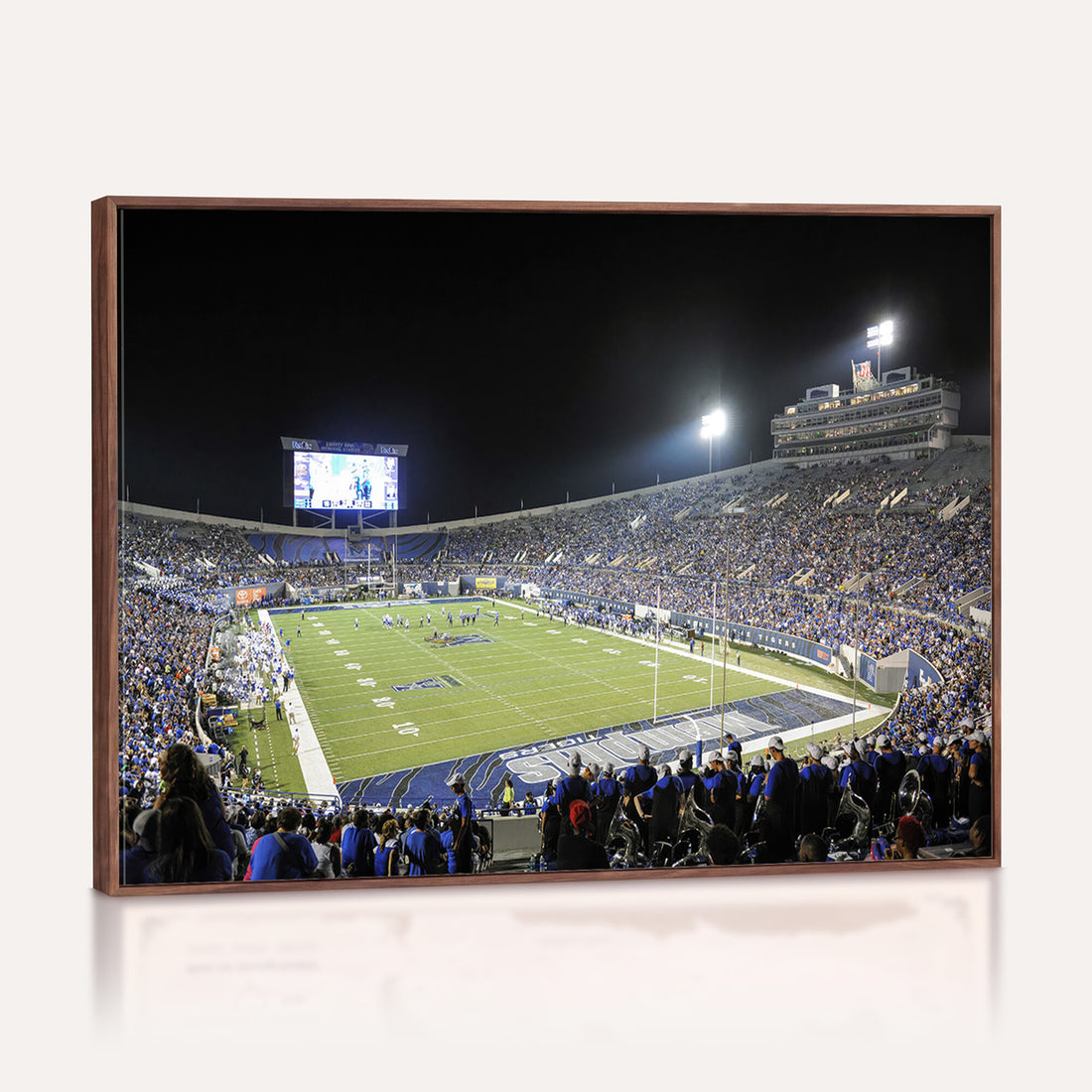 University of Memphis Tigers Football Team Print, Memphis, Framed and Ready to Hang