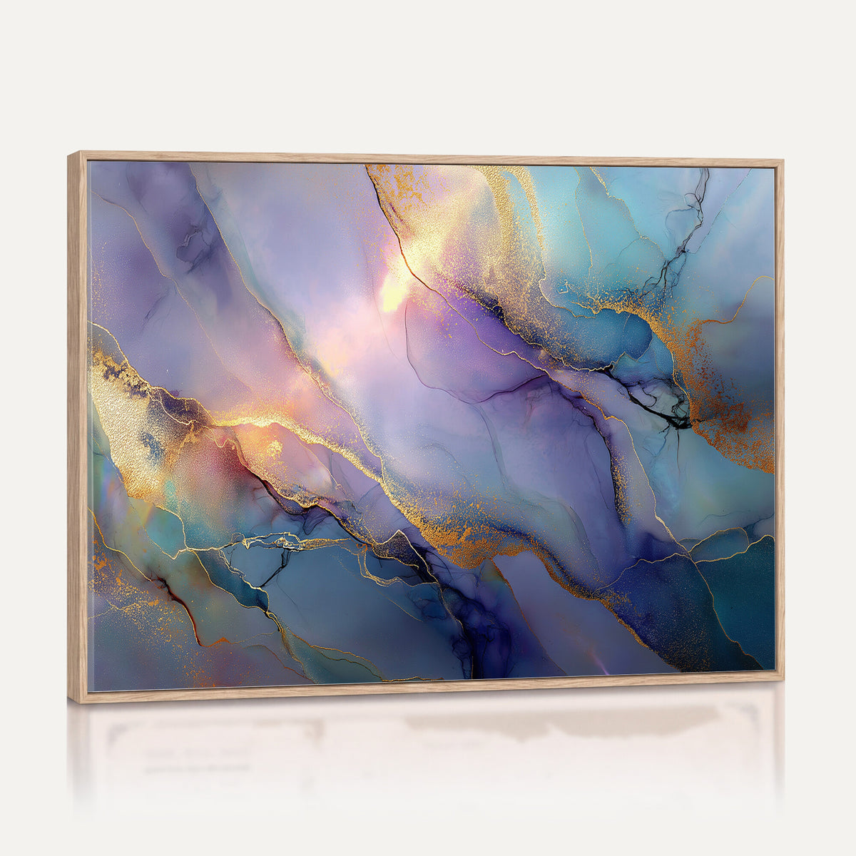 50939878-MGV-CV-36X24 - Colorful Abstract Canvas Wall Art Print, Vibrant Popup Color Art Print