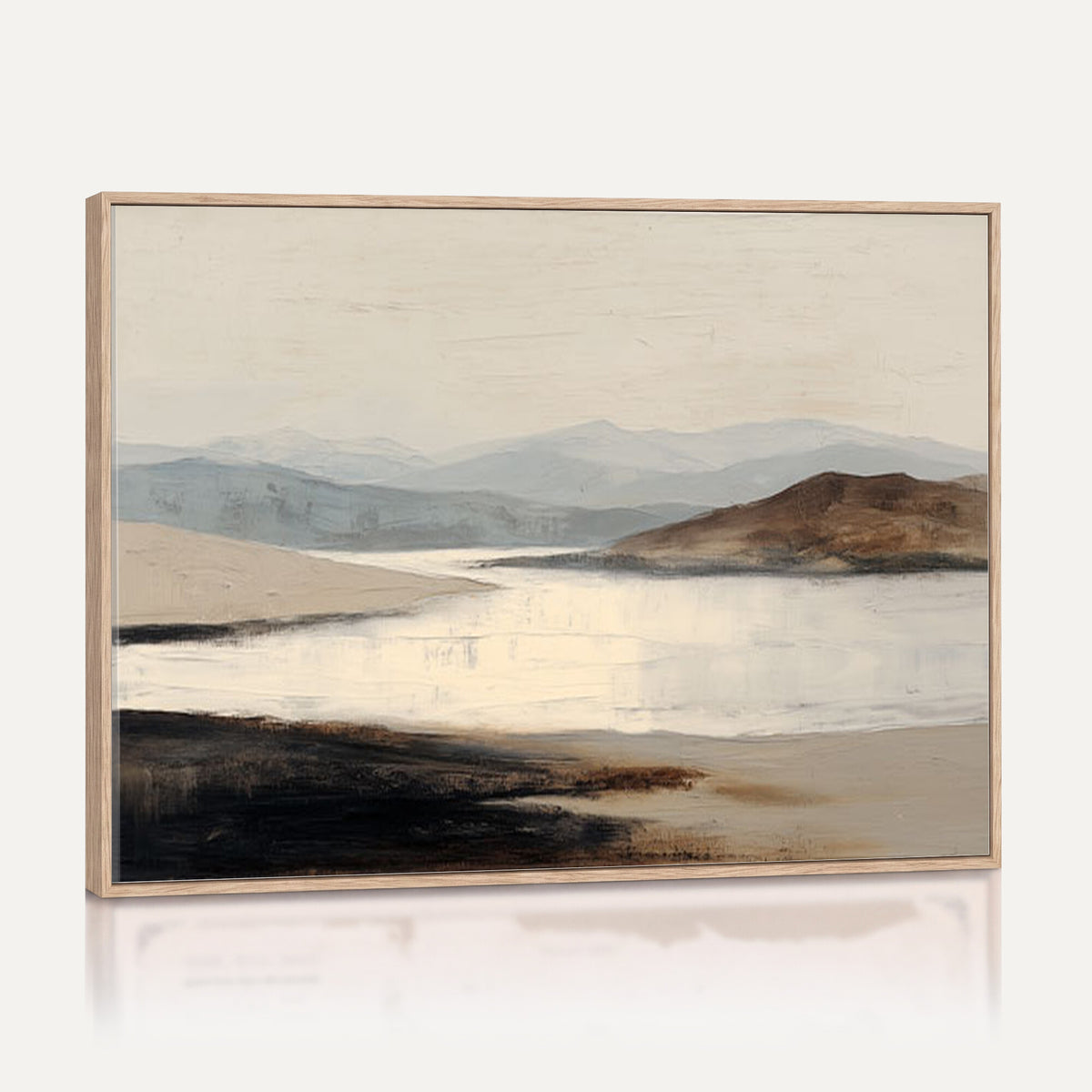 36873679-MGV-CV-36X24 - Modern Abstract Landscape Canvas Wall Art, Minimalist Nature Printing