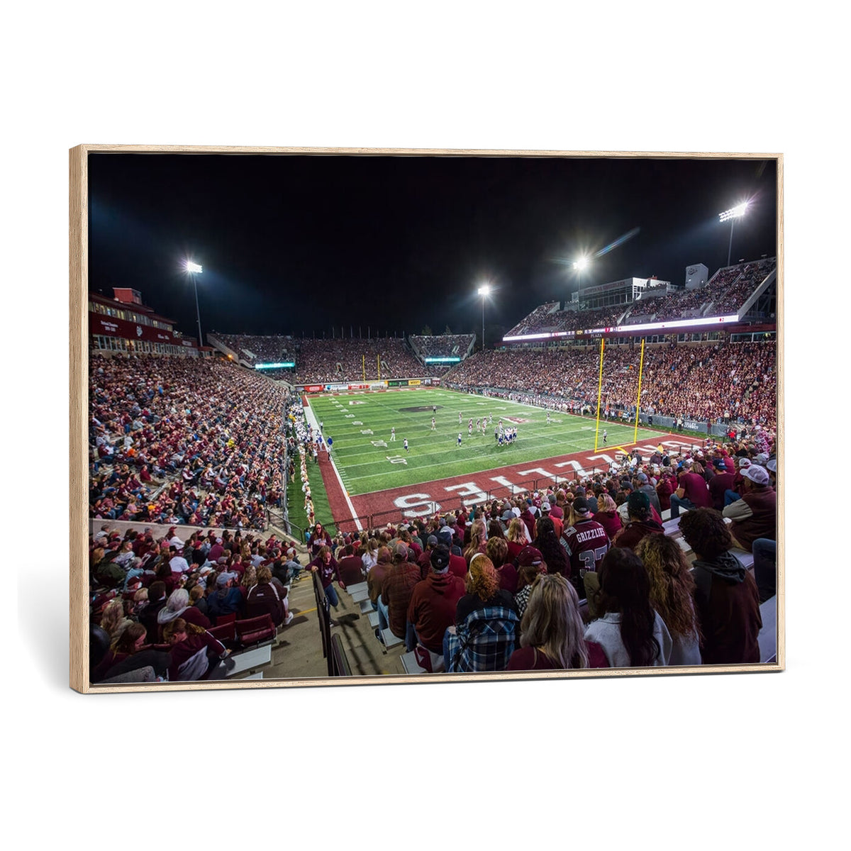 56191-MGV-CV-36X24 - Washington Grizzly Stadium American Football Wall Art Canvas Print, Sports Wall Art Print, Game Room Decor-1