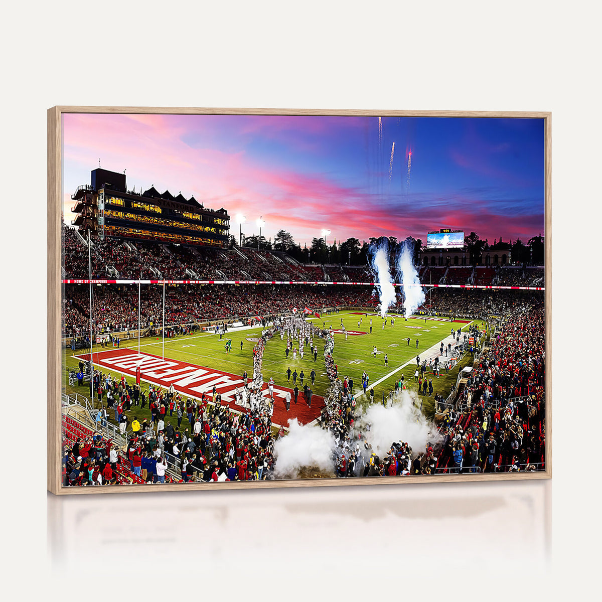 25557-PAN-FL-20X10 - Stanford University Cardinal Football Team Print - Stanford Stadium Wall Art Canvas Print