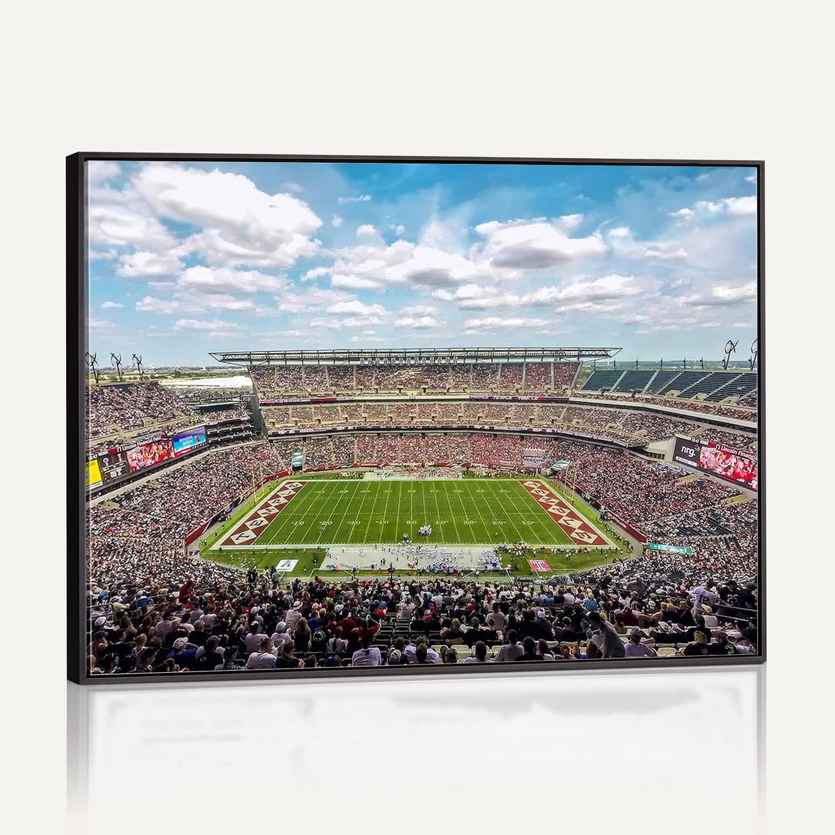 29243-PAN-FL-20X10 - The Temple University Owls Athletics Team Print - Philadelphia Lincoln Financial Field Stadium Wall