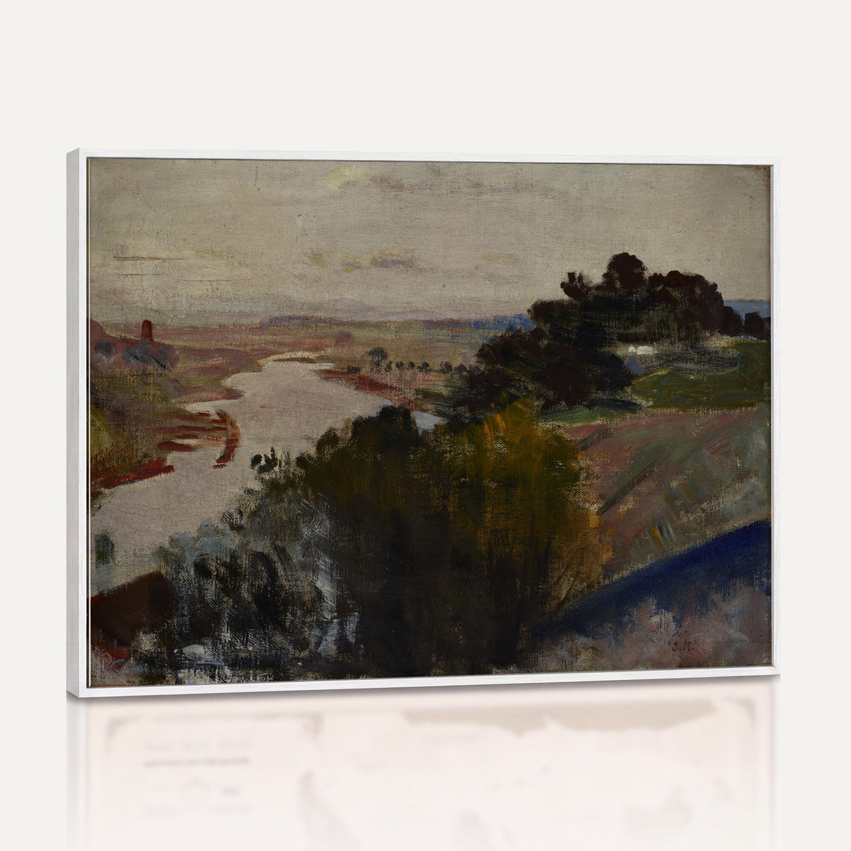 55507874-_Poster-30x20 - Jacek Malczewski Landscape at the Vistula Wall Art Canvas Print
