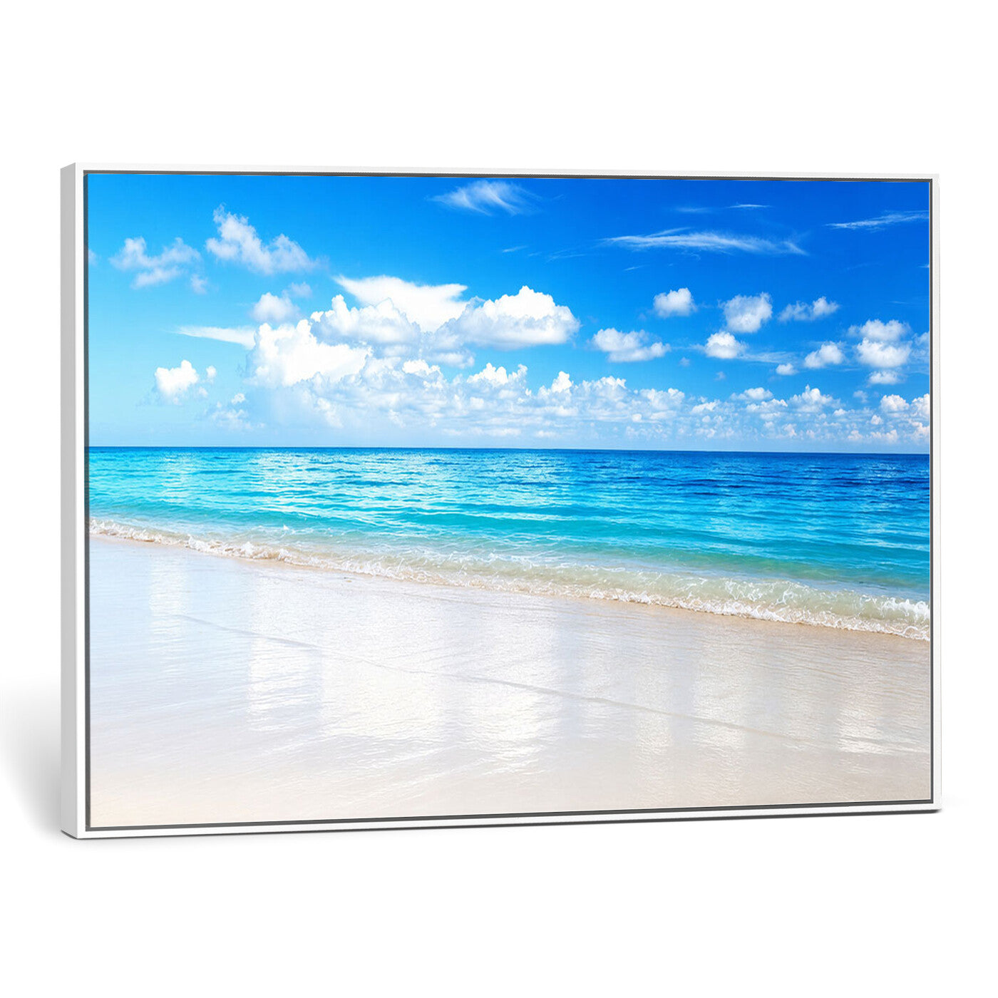67491909-MGV-CV-36X24 - Tropical Beach Ocean Wall Art Canvas Print for Home Decor