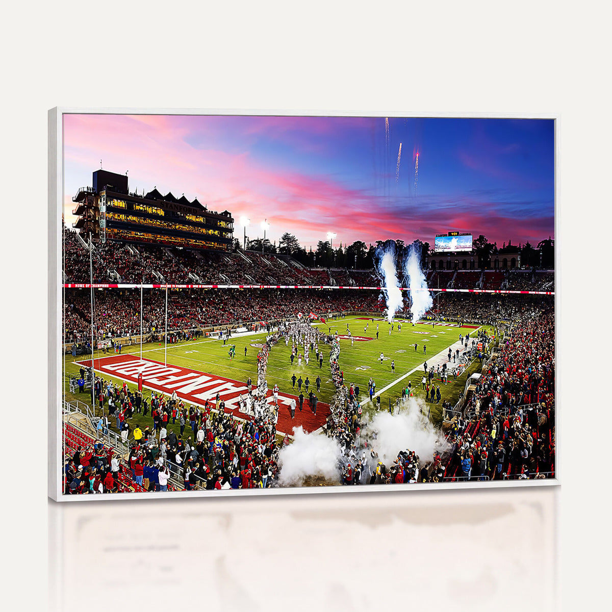 25557-PAN-FL-20X10 - Stanford University Cardinal Football Team Print - Stanford Stadium Wall Art Canvas Print