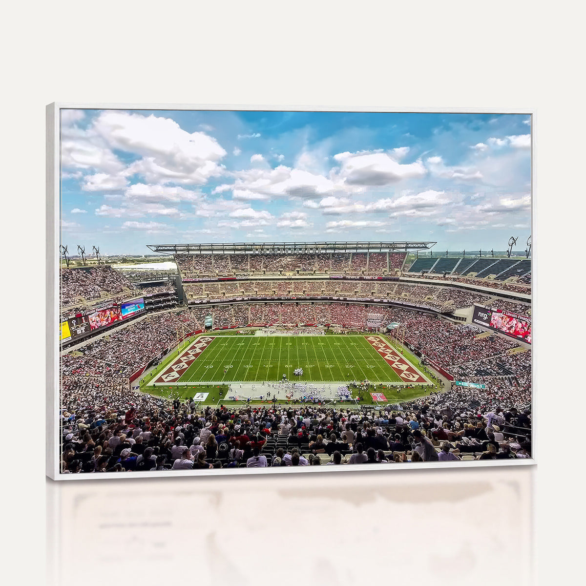29243-PAN-FL-20X10 - The Temple University Owls Athletics Team Print - Philadelphia Lincoln Financial Field Stadium Wall
