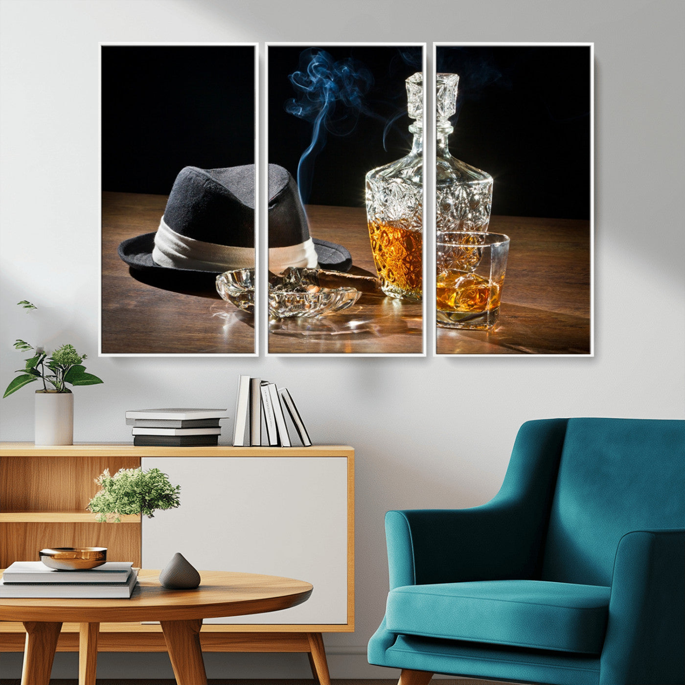 14629-MGV-CV-36X24-Extra Large Bourbon Decor Whiskey Wall Art Canvas Print