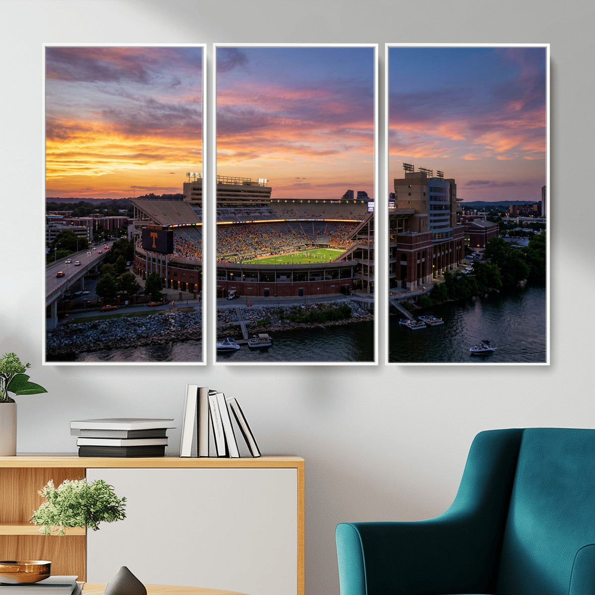 61093642-MGV-CV-36X24 - Stadium Wall Art Canvas Print