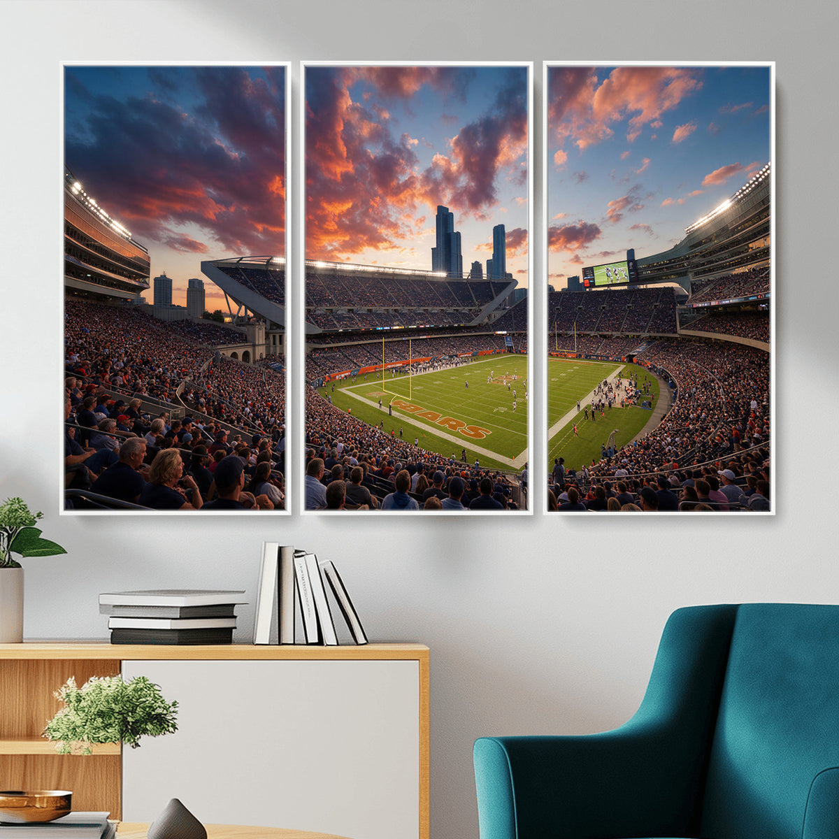 21104528-MGV-CV-36X24 - Stadium Wall Art Canvas Print