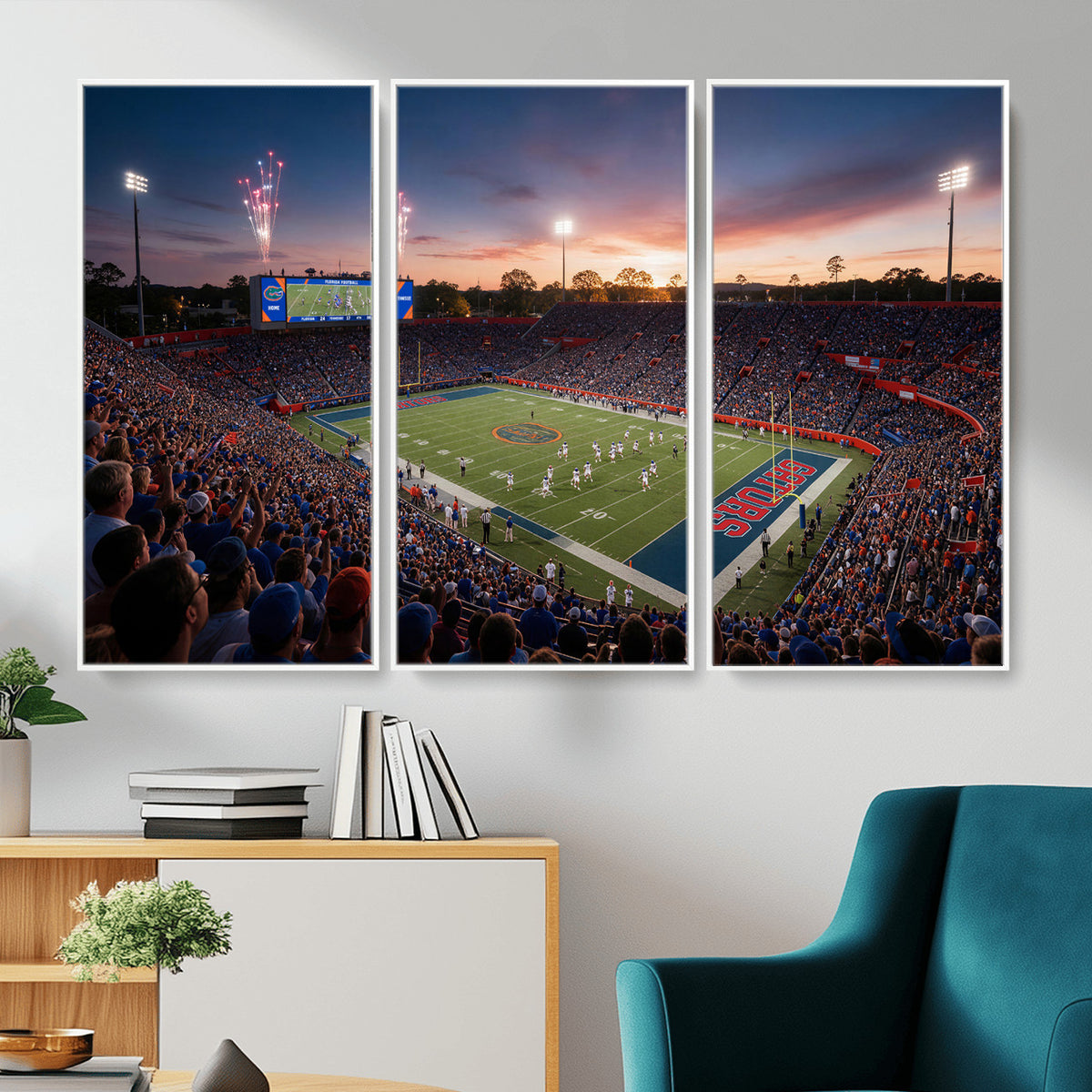 76151234-MGV-CV-36X24 - Stadium Wall Art Canvas Print