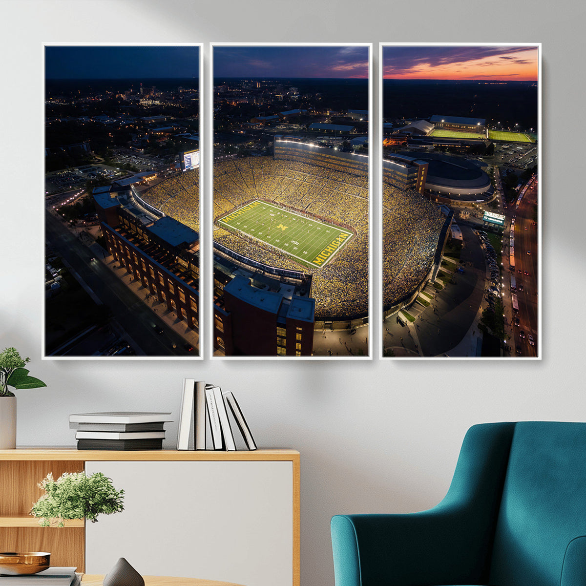 61127284-MGV-CV-36X24 - Stadium Wall Art Canvas Print