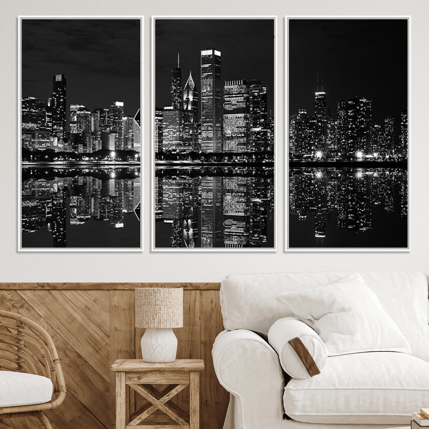 -Chicago Wall Art Canvas Print