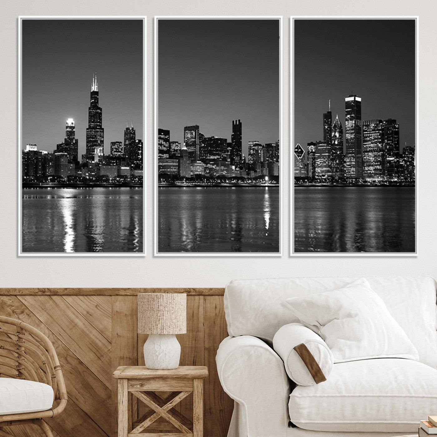 -Chicago Wall Art Canvas Print