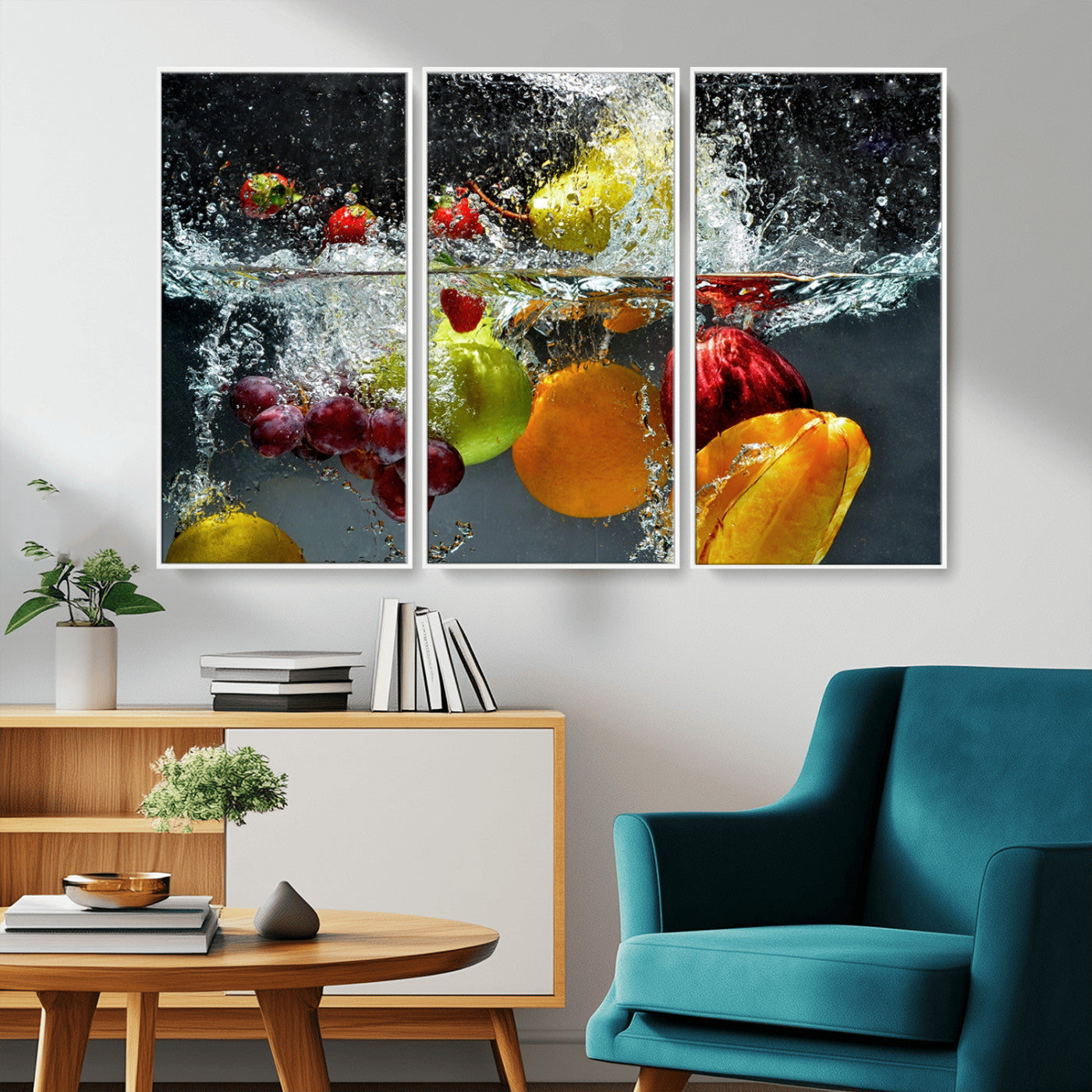 -Kithen Vegetables World Wall Art Canvas Print