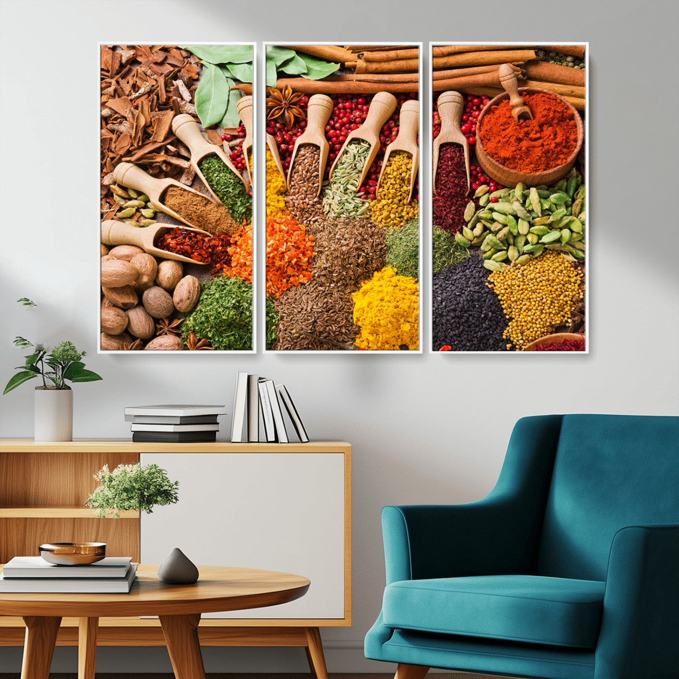 -Spices Kitchen Wall Art Canvas Print