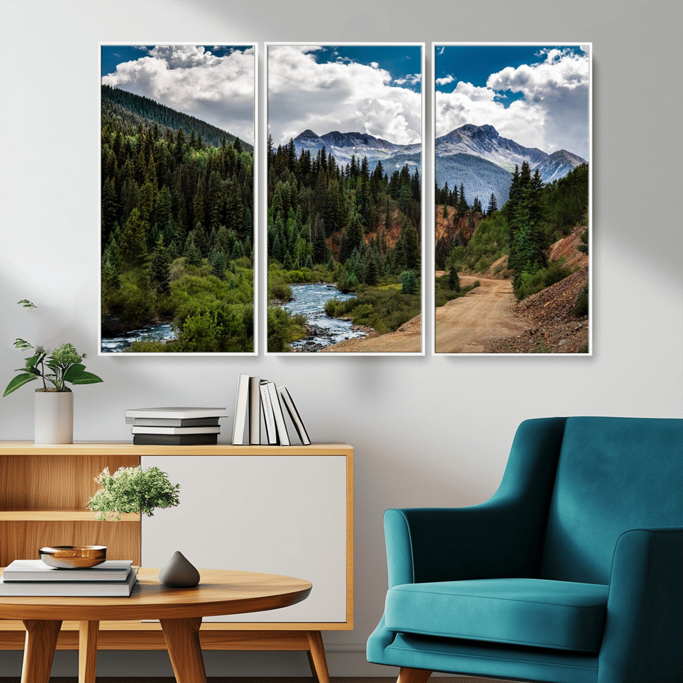 -San Juan Nal Forest Wall Art Landscape Canvas Print