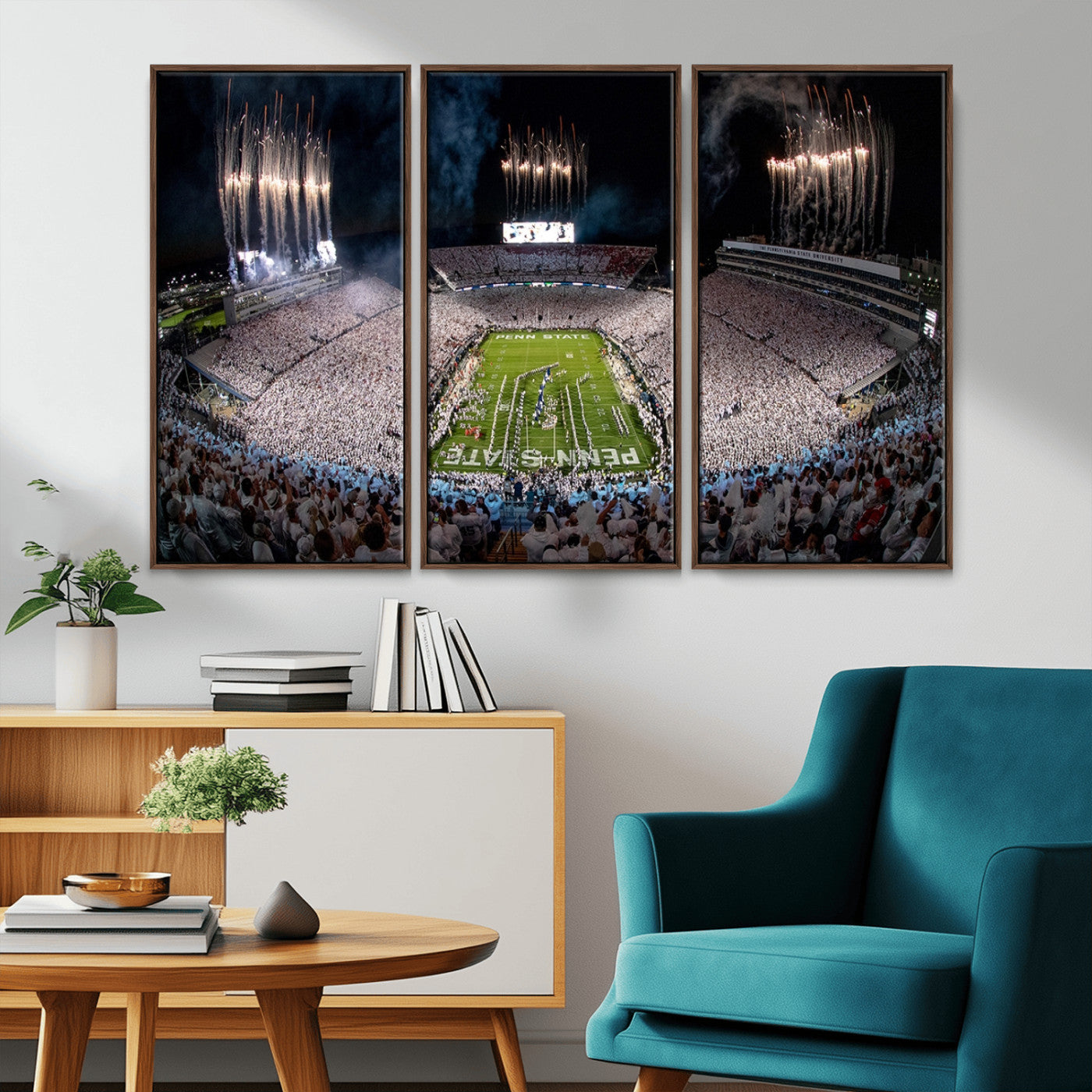 -Penn Stadium Football Wall Art Canvas Print, Pennsylvania University Football Stadium