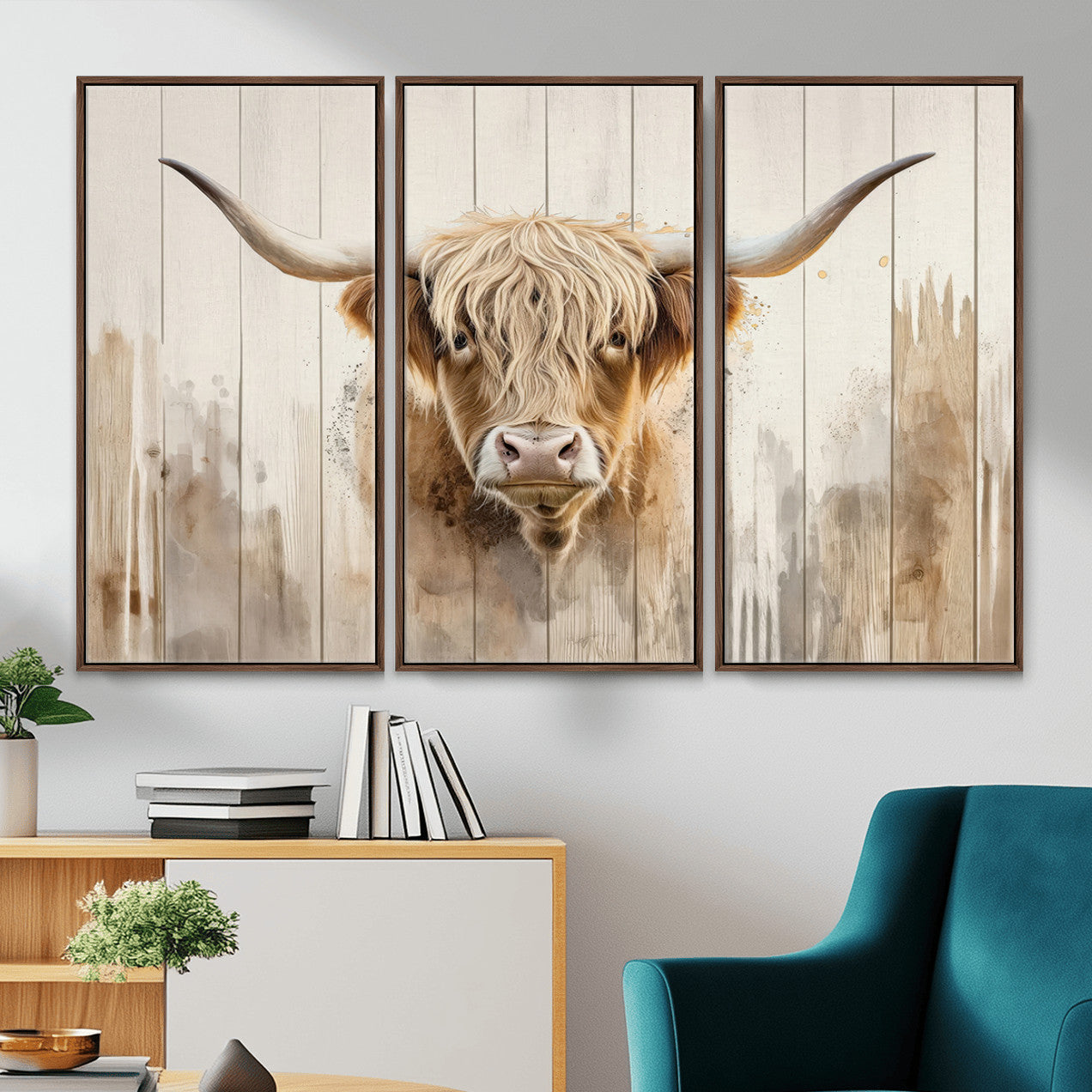 83059-MGV-CV-36X24 - Vibrant Autumn Landscape Canvas Wall Art - Fall Foliage and Mountain View Print for Home, Farmhouse, and Cozy Cabin Decor, Ready to Hang