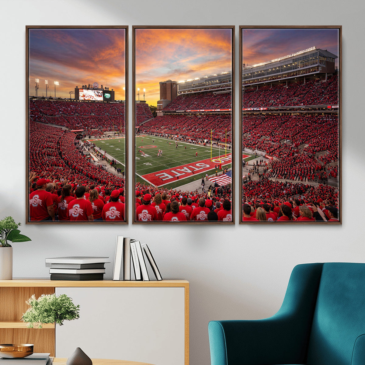 73119077-MGV-CV-36X24 - Stadium Wall Art Canvas Print