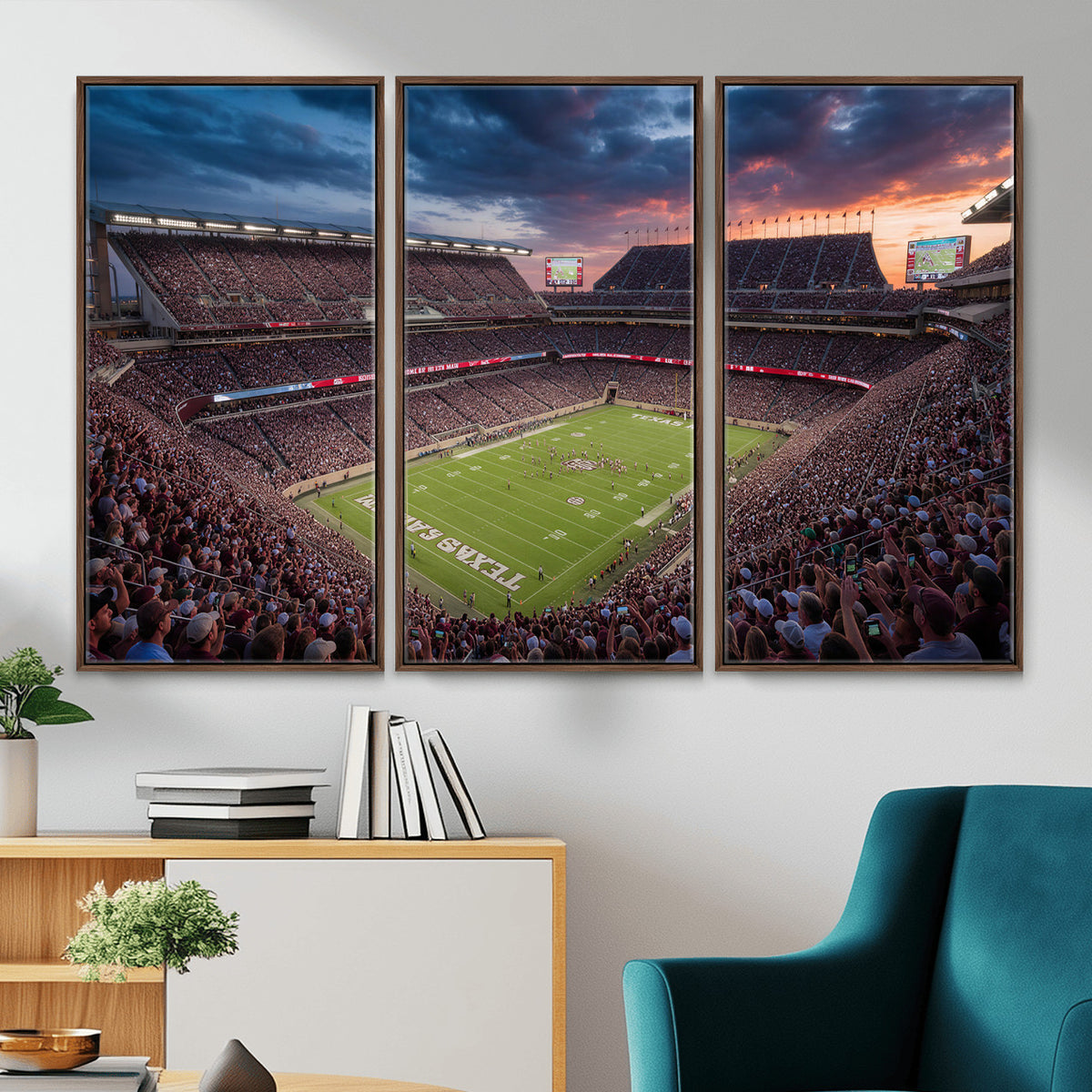 55475837-MGV-CV-36X24 - Stadium Wall Art Canvas Print