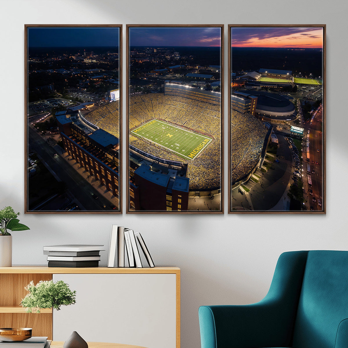 61127284-MGV-CV-36X24 - Stadium Wall Art Canvas Print