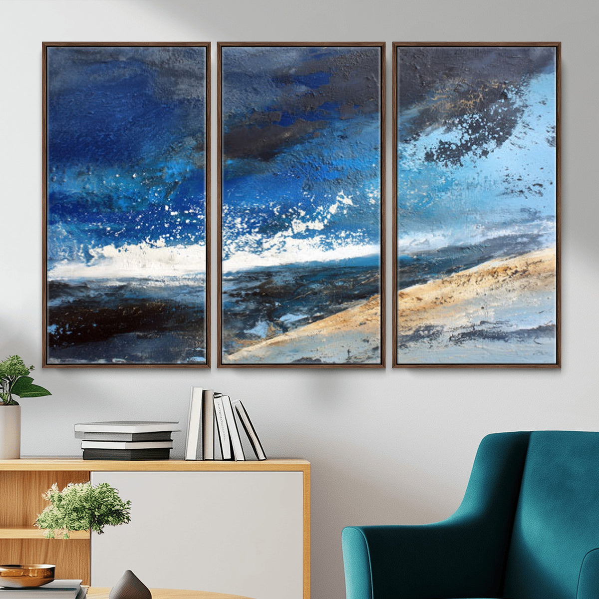 72157369-MGV-CV-36X24 - Extra Large Abstract Wall Art Canvas Print