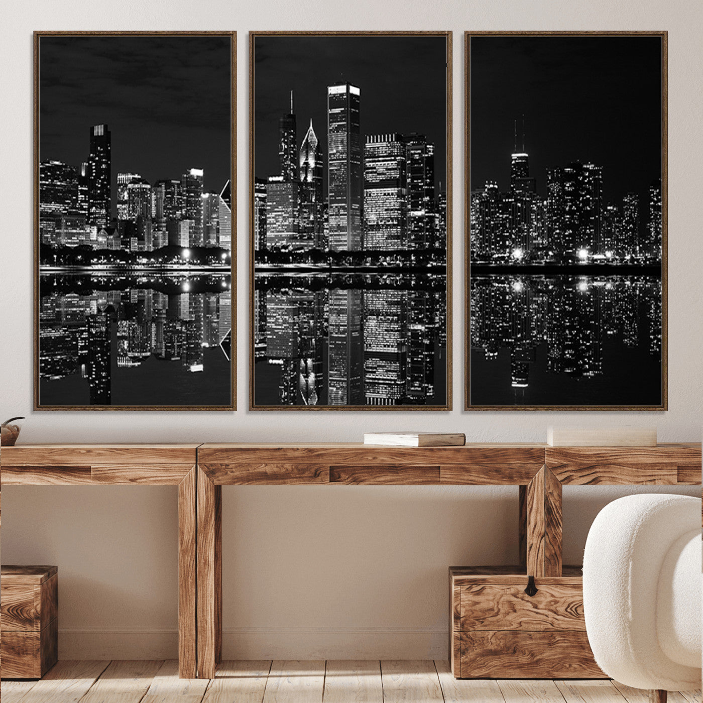 -Chicago Wall Art Canvas Print