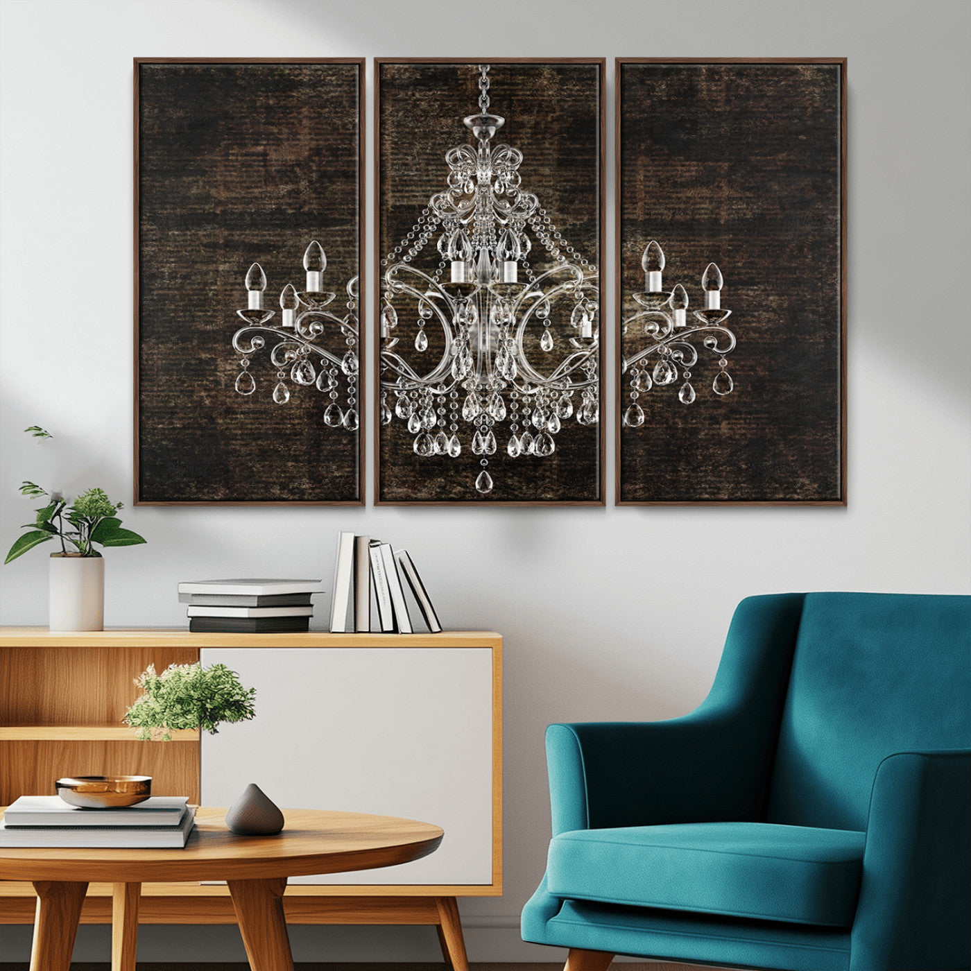 69434-MGV-CV-36X24-Rustic Chandelier Canvas Print