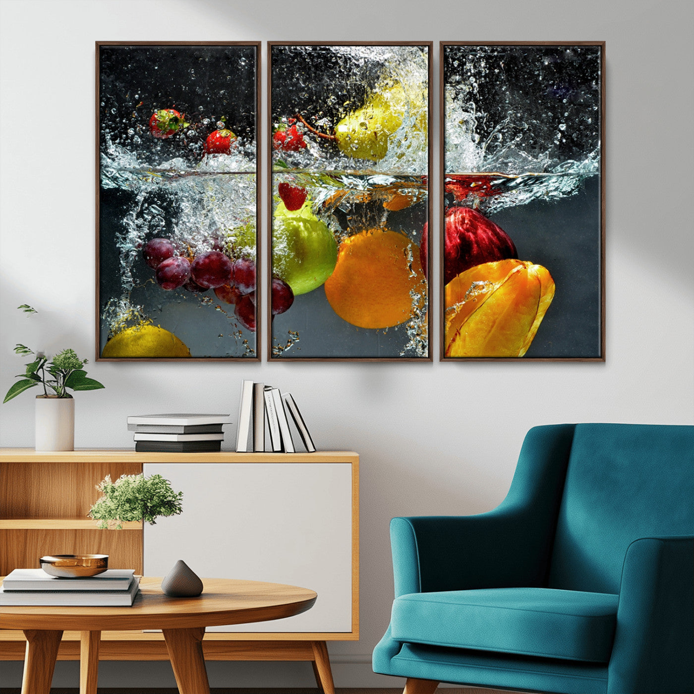 -Kithen Vegetables World Wall Art Canvas Print