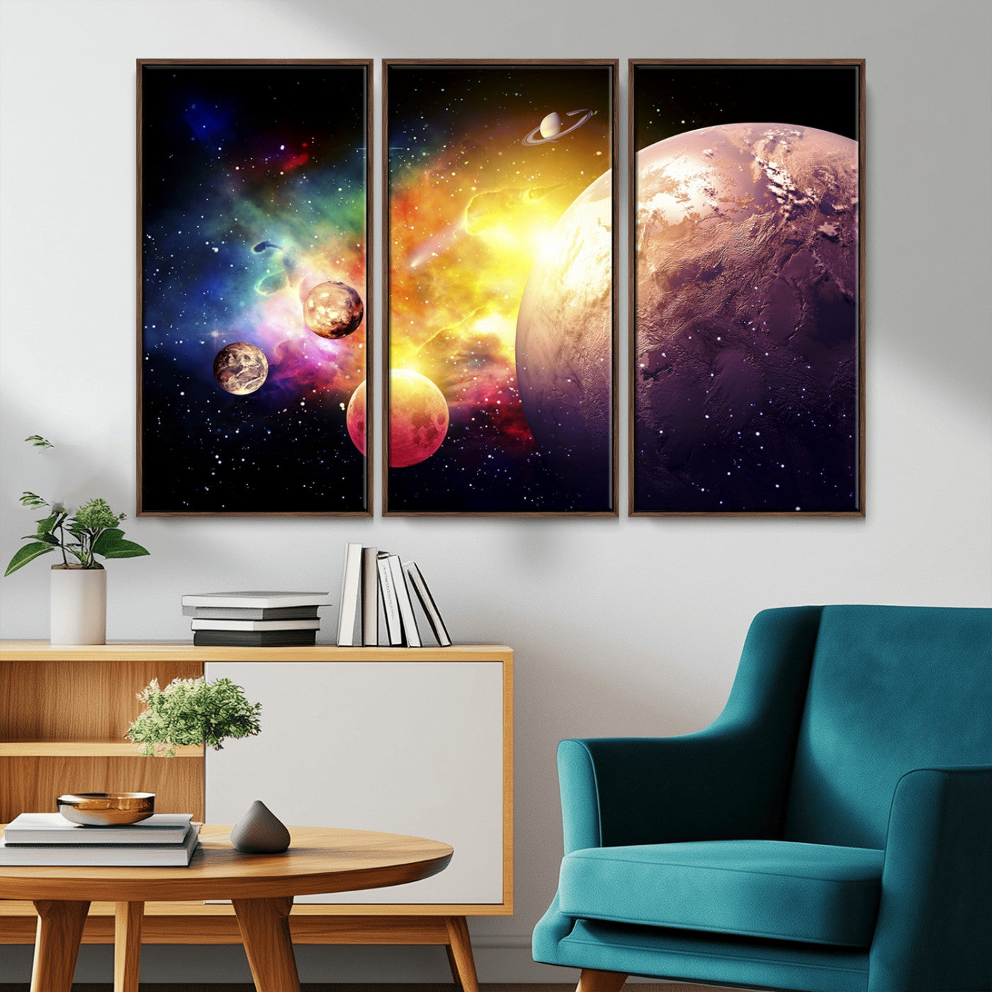 51843-MGV-CV-36X24-Space and Galaxy Canvas Print
