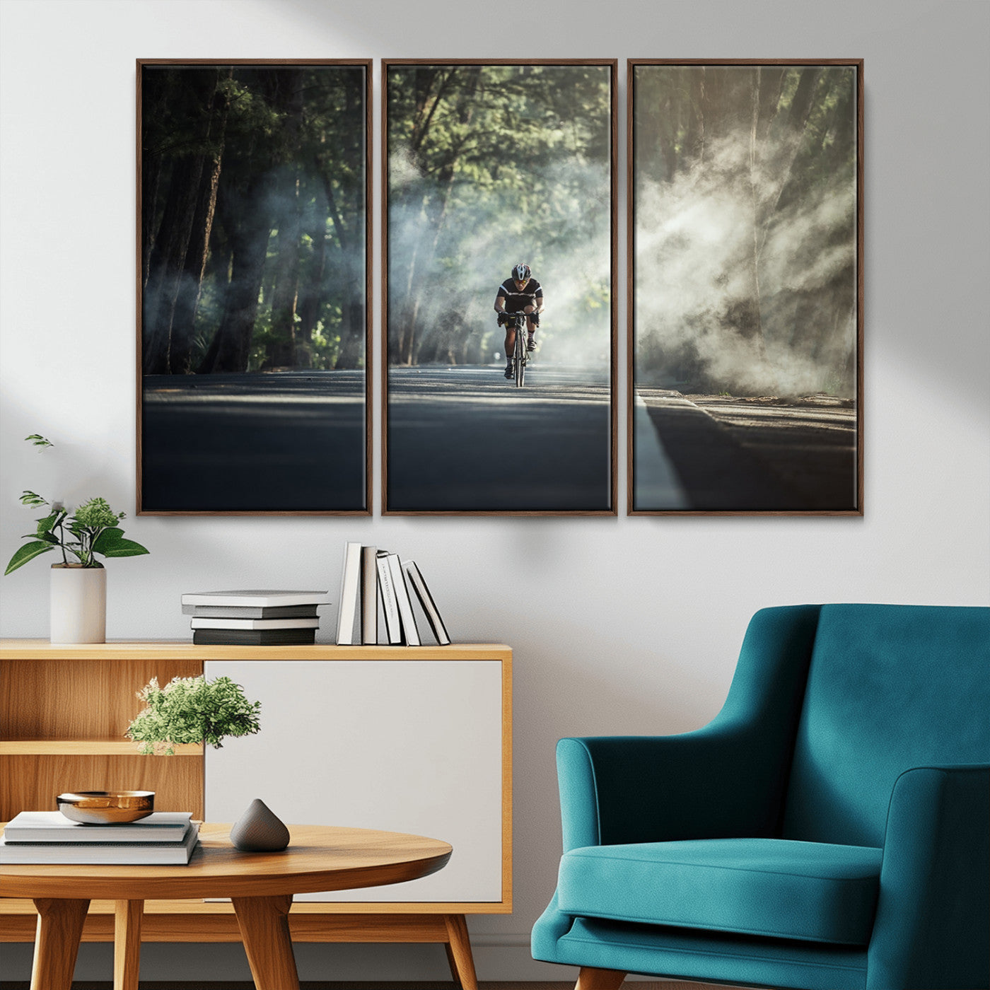 -Cycling Road Bike in the Morning, Cycling Road Bike Canvas Print