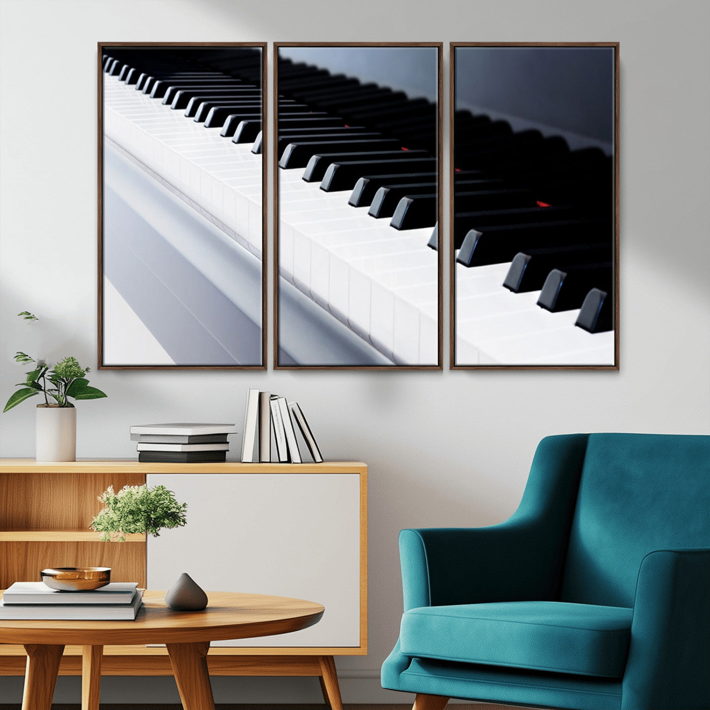 -Piano Artwork Canvas Wall Art Print