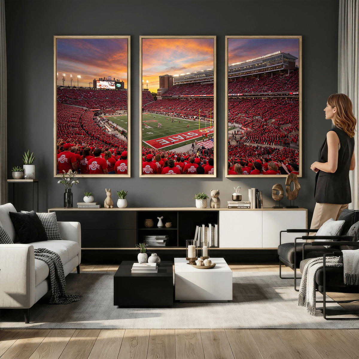 73119077-MGV-CV-36X24 - Stadium Wall Art Canvas Print