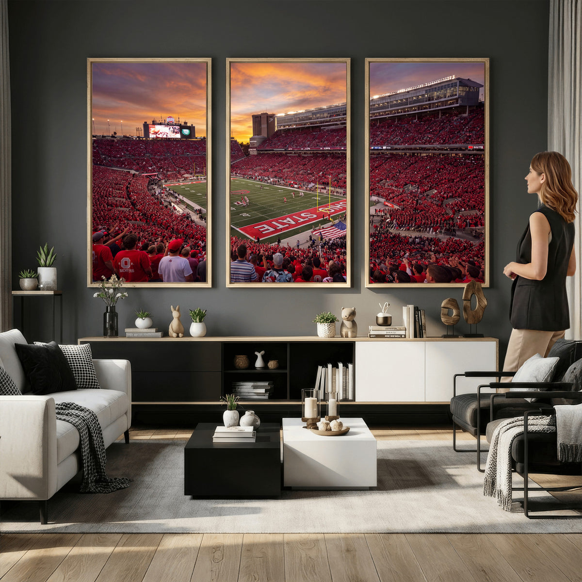 36125328-MGV-CV-36X24 - Stadium Wall Art Canvas Print