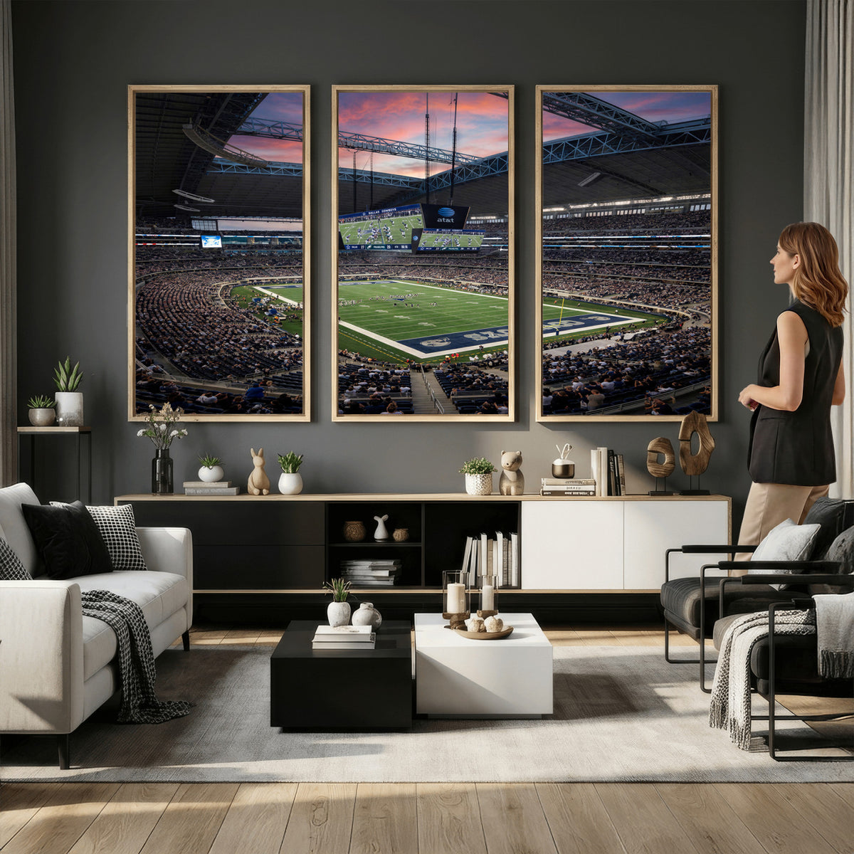 11530179-MGV-CV-36X24 - Stadium Wall Art Canvas Print