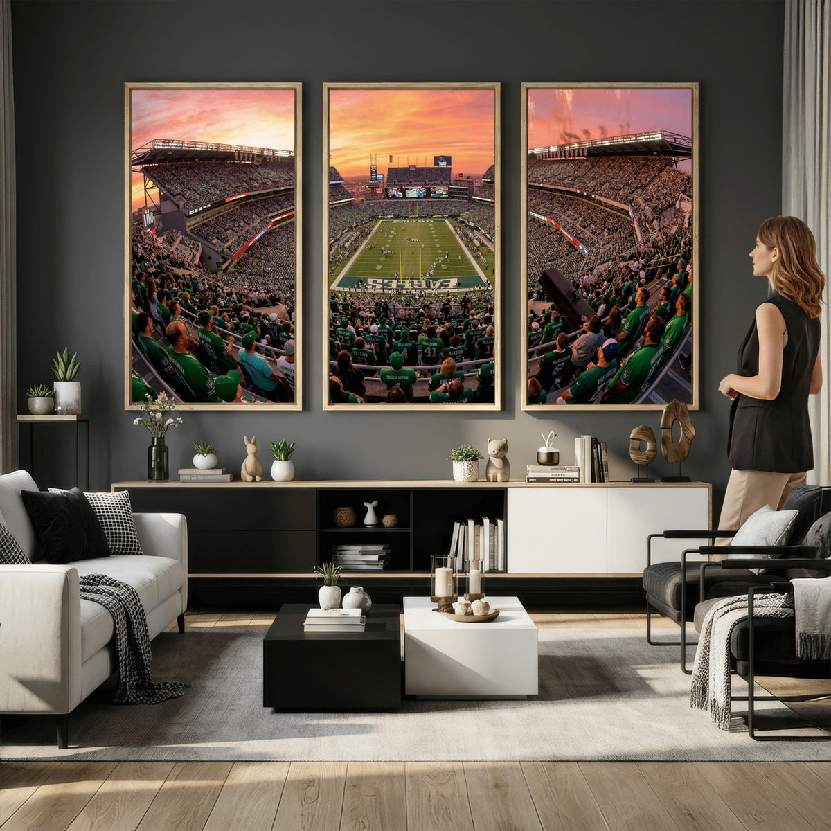 24458374-MGV-CV-36X24 - Stadium Wall Art Canvas Print