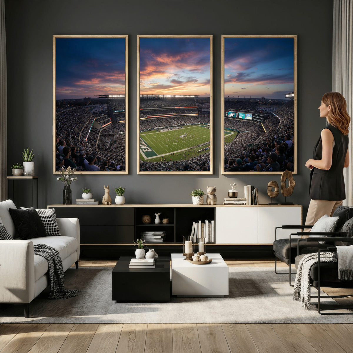 59208973-MGV-CV-36X24 - Stadium Wall Art Canvas Print