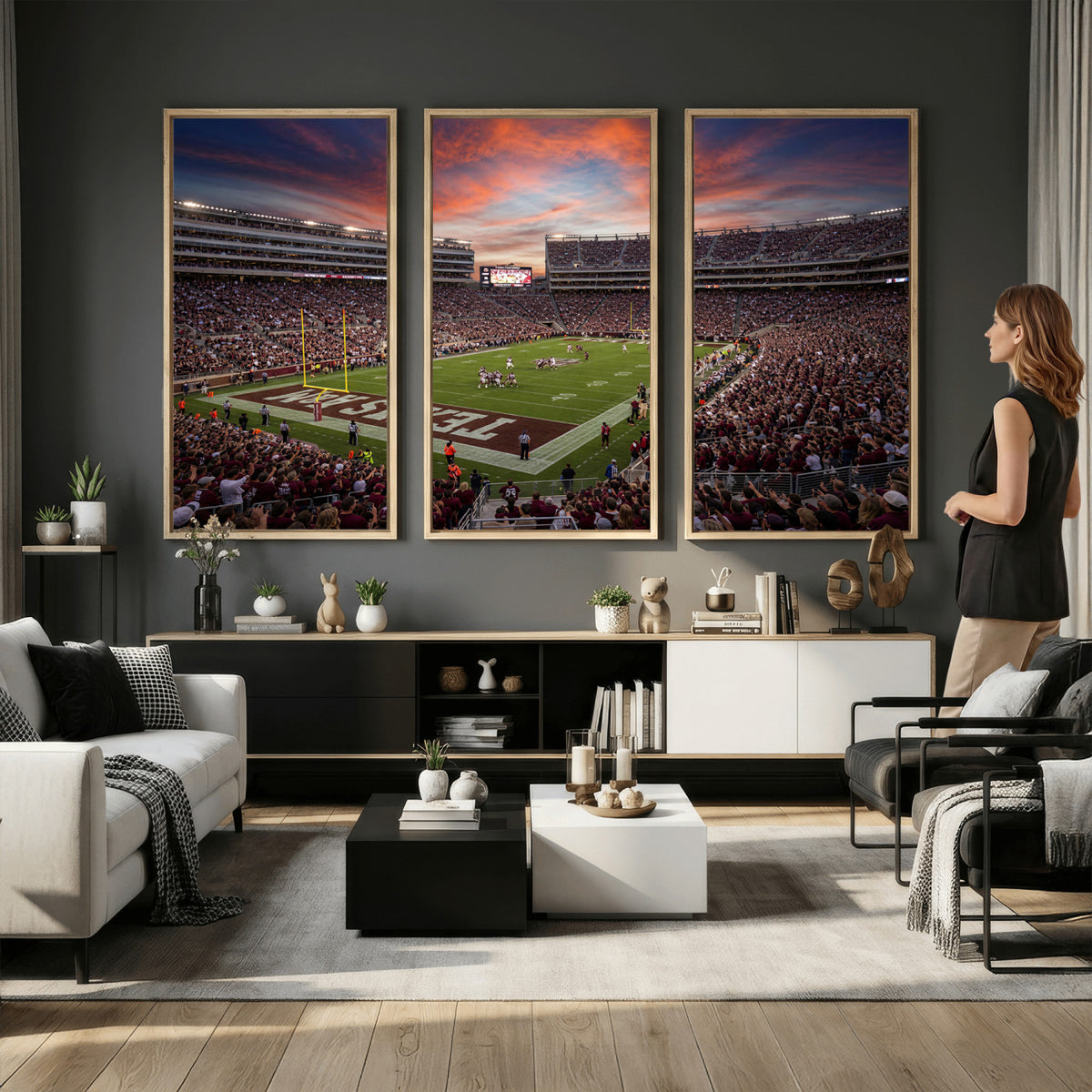 44328991-MGV-CV-36X24 - Stadium Wall Art Canvas Print